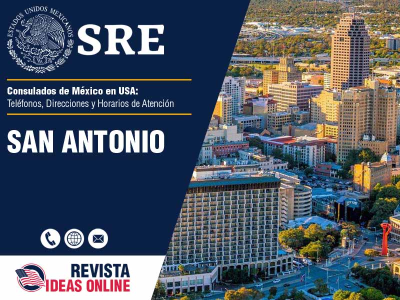 Consulado de Mxico en San Antonio - Telfonos, Direcciones y Horarios de Atencin