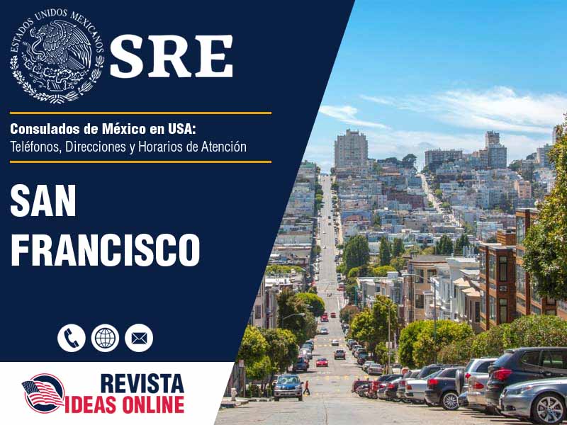 Consulado de Mxico en San Francisco - Telfonos, Direcciones y Horarios de Atencin