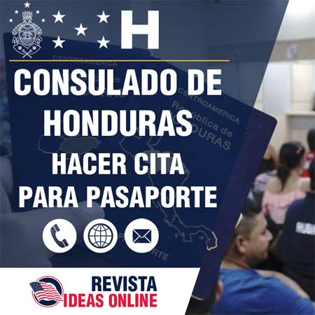 Hacer cita para pasaporte hondureño en Estados Unidos